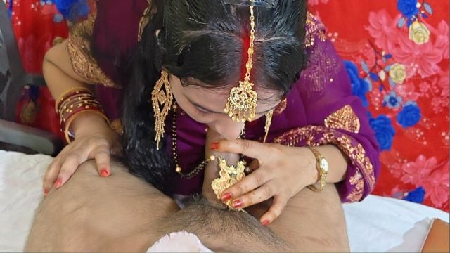 Desi Village Wife's First Night Romance: Tight Pussy Intense Hindi Audio Sex Part 2