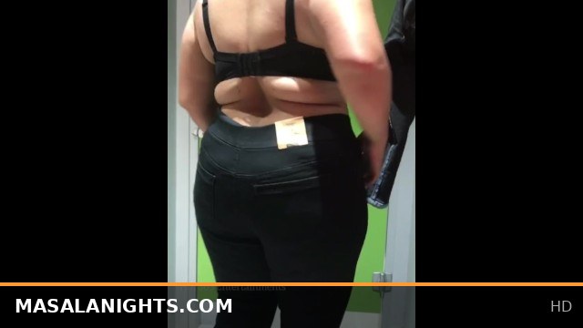 Sexy Desi Babe Caught Naughty in Mall Dress Fitting Room Adventure