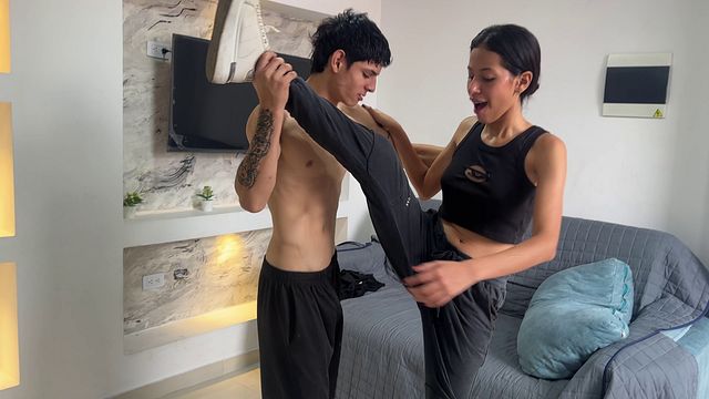 I take my muscular personal trainer home to penetrate my tight pussy and fill it with his rich cum ENDS IN Blowjobs-tamil