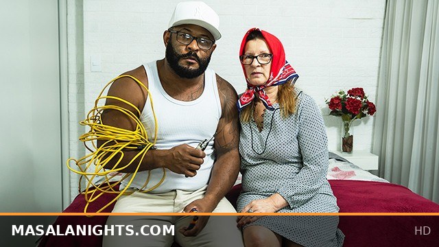Grandma Enjoys Rough Ass Fucking with a Skilled Electrician